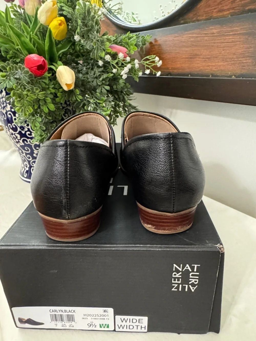 Naturalizer Carlyn Black Women's Slip-On Loafers Shootie 9.5W - Picture 5 of 8